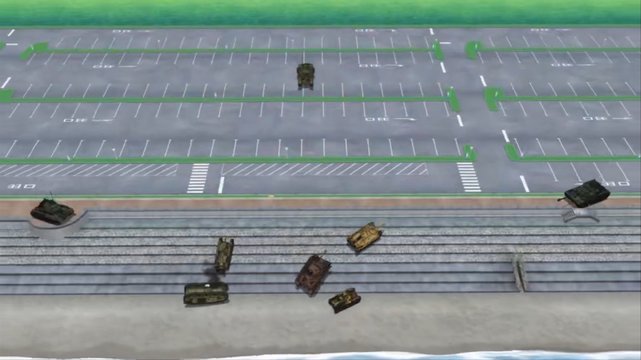 Oarai Aquarium Parking Lot